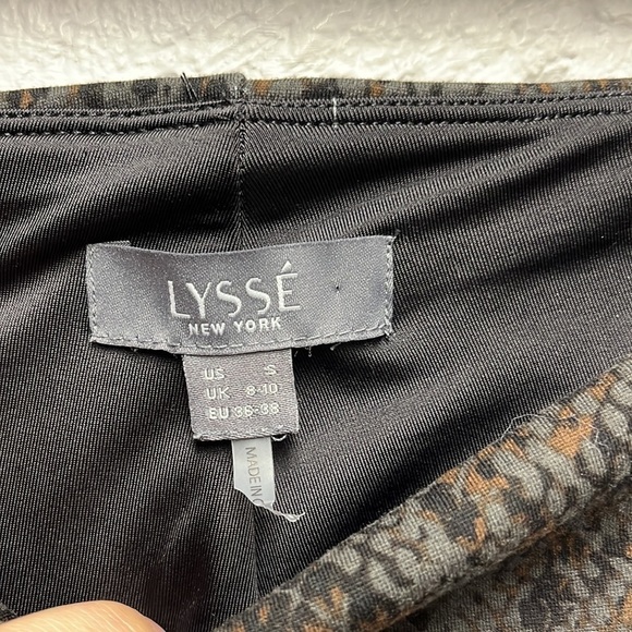 Lysse Laura Snakeskin Print Ponte Leggings small - Picture 5 of 7